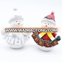 Resin Christmas Snowman Ornaments for Christmas Series Gifts