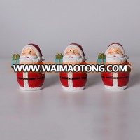 Hot selling Small resin standing Christmas Santa Clause figure for decoration Christmas gifts