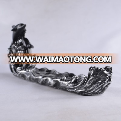 SG custom chinese black incense burner candle holder