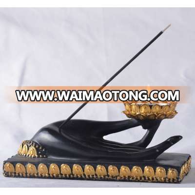 India brass incense smoke cones buddha ceramics incense burner