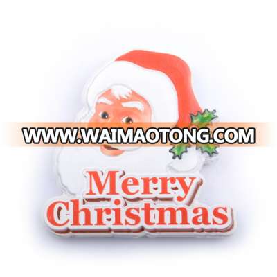 2018 Latest Wholesale Cheap Resin Merry Christmas Fridge Magnets