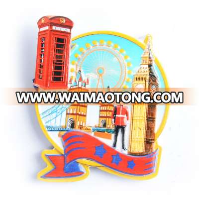 Hot-selling 3D Custom Resin  Fridge Magnet