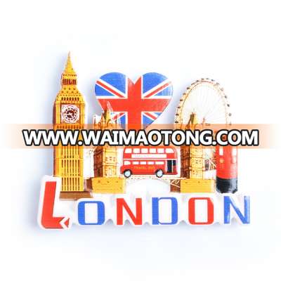 Best-selling Custom London Resin  Fridge Magnet